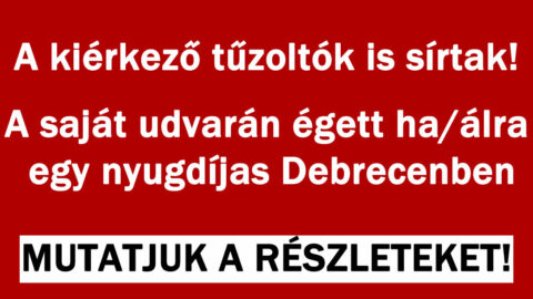 Debreceni nyugdíjas drámája!