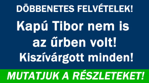 Döbbenetes Kapú Tibor dráma!