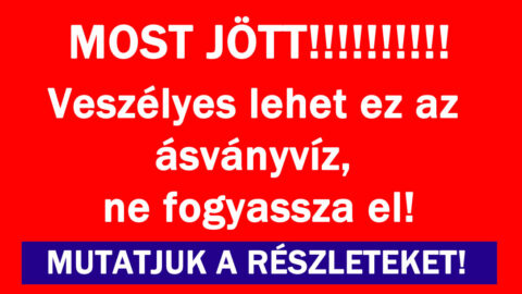Veszélyes lehet ez az ásványvíz, ne fogyassza el!