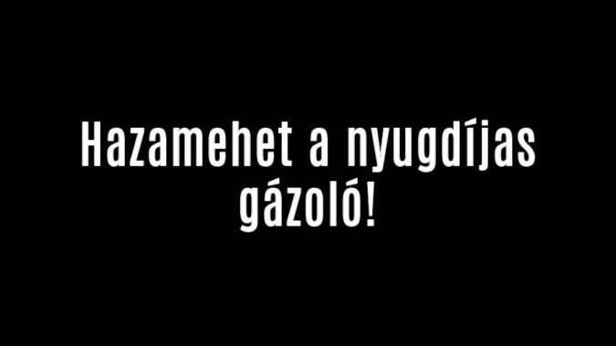 Hazamehet a nyugdíjas gázoló!