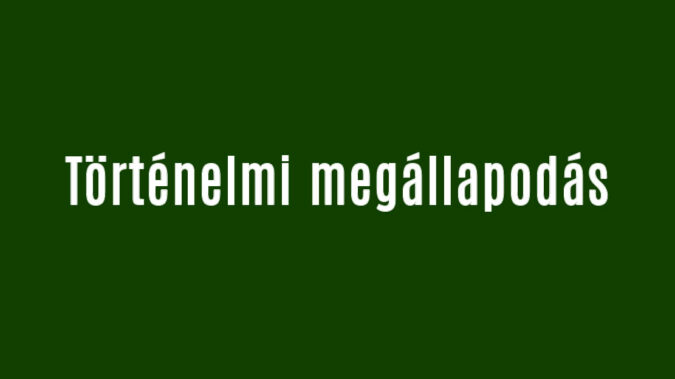 Történelmi megállapodás
