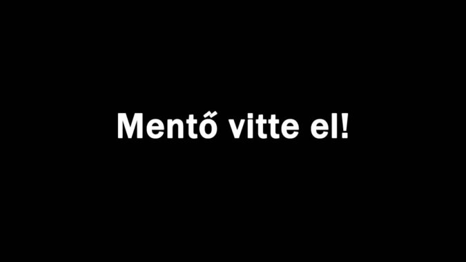 Mentő vitte el!