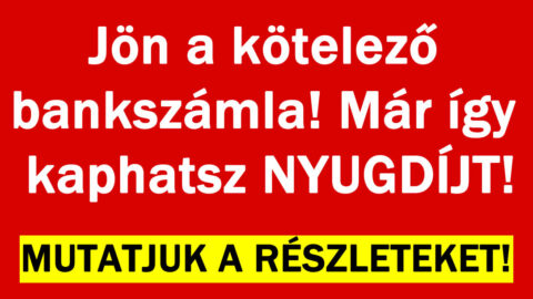 Jön a kötelező bankszámla!
