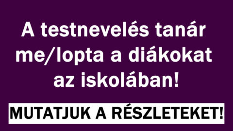 A testnevelés tanár drámája!
