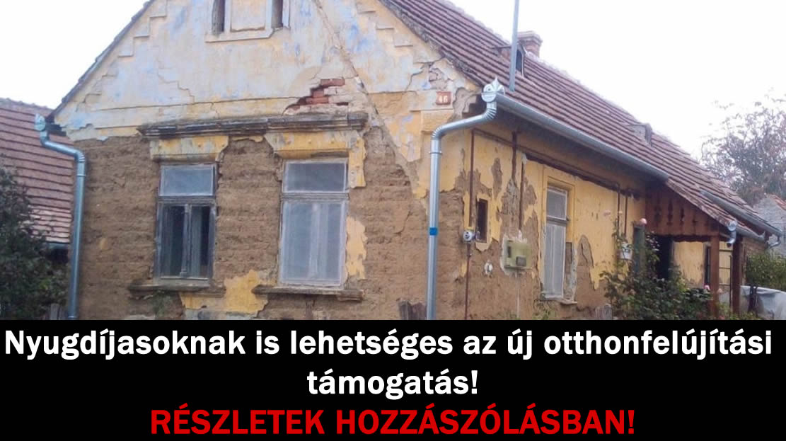 Nyugdíjasoknak is lehetséges az új otthonfelújítási támogatás! 1/3