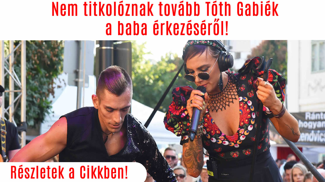 Nem titkolóznak tovább Tóth Gabiék a baba érkezéséről!