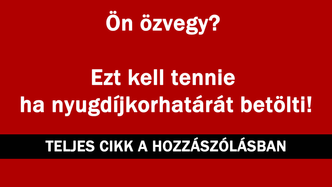 Ön özvegy? Ezt kell tennie ha nyugdíjkorhatárát betölti!