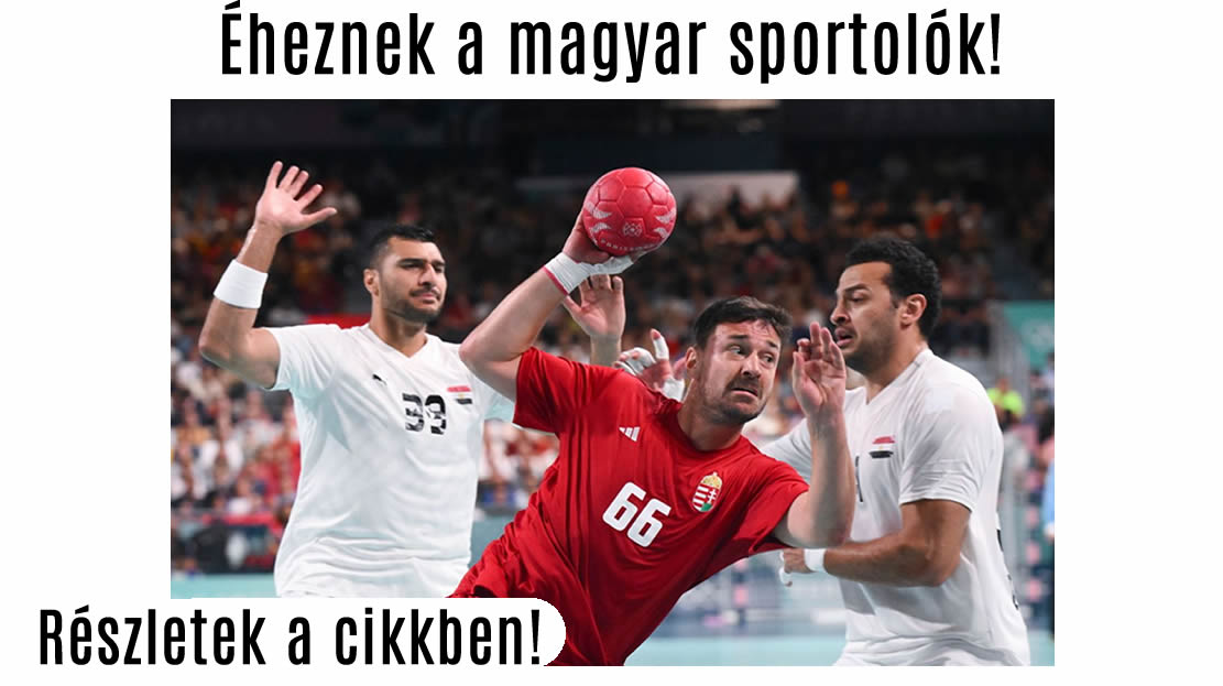 Éheznek a magyar sportolók!