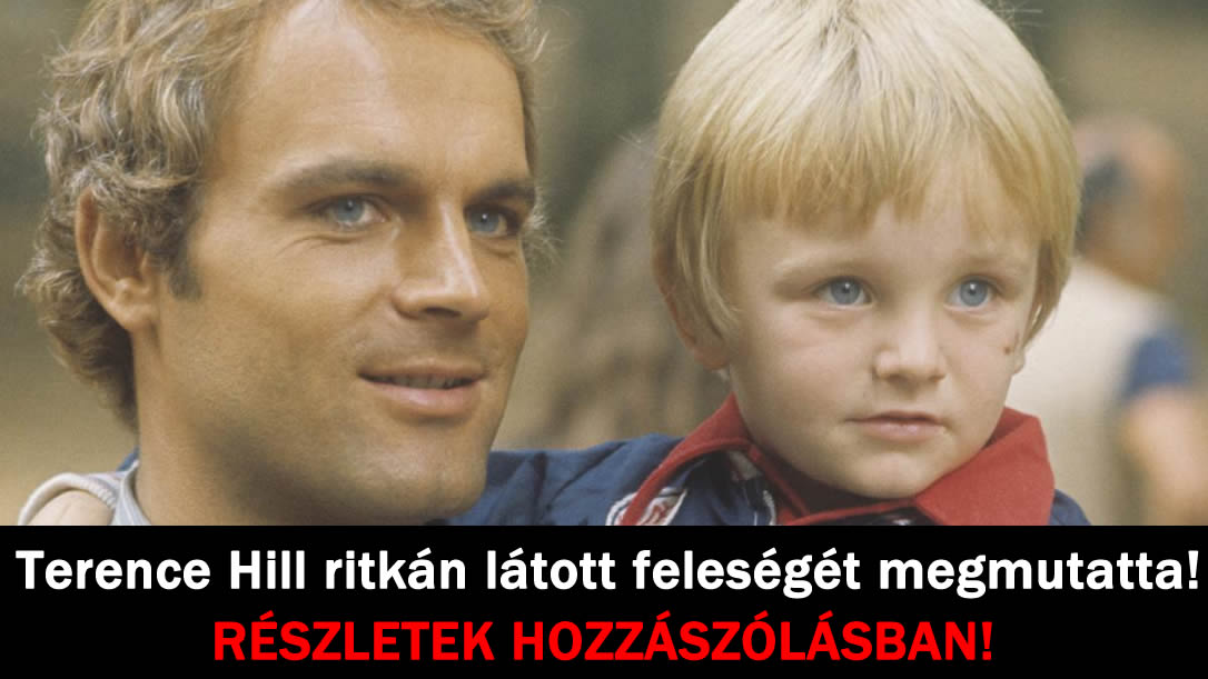 Terence Hill ritkán látott feleségét megmutatta!