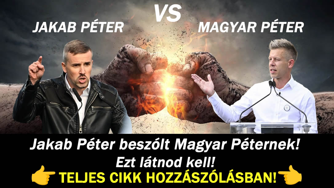 Jakab Péter beszólt Magyar Péternek! Ezt látnod kell!