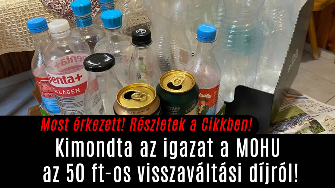 Kimondta az igazat a MOHU az 50 ft-os visszaváltási díjról!