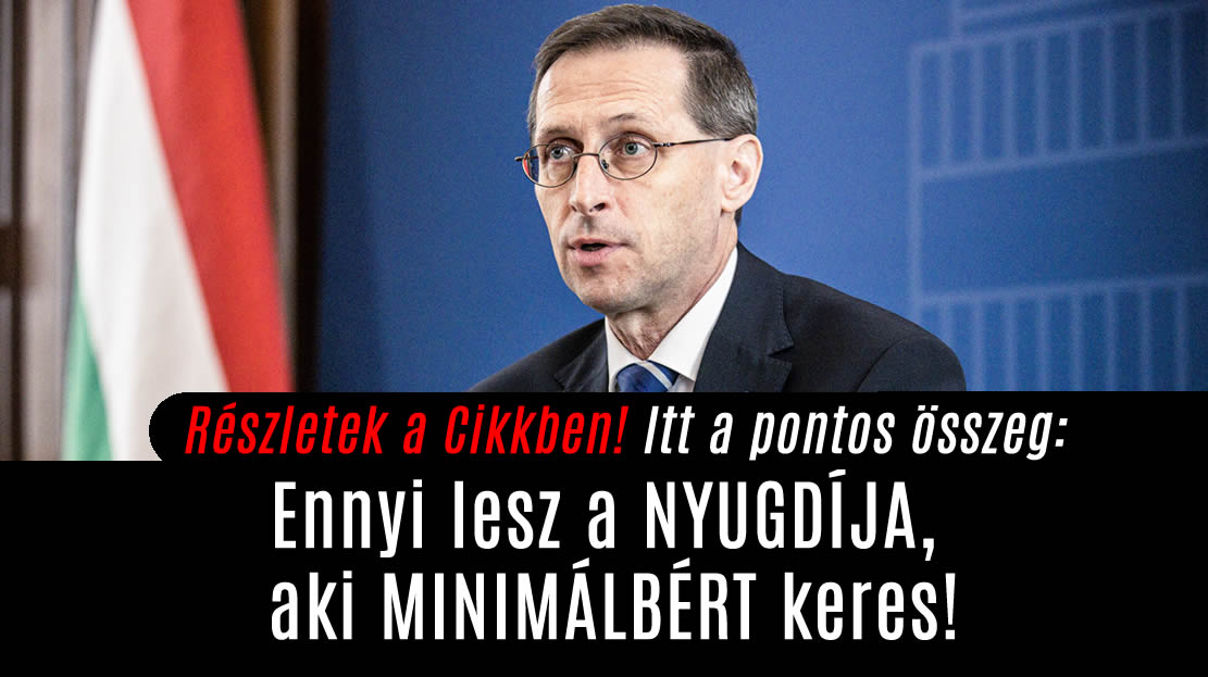 Ennyi lesz a NYUGDÍJA, aki MINIMÁLBÉRT keres!