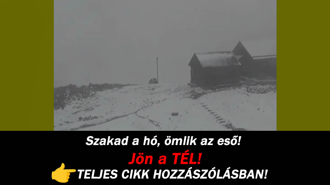 Szakad a hó, ömlik az eső! Jön a TÉL!