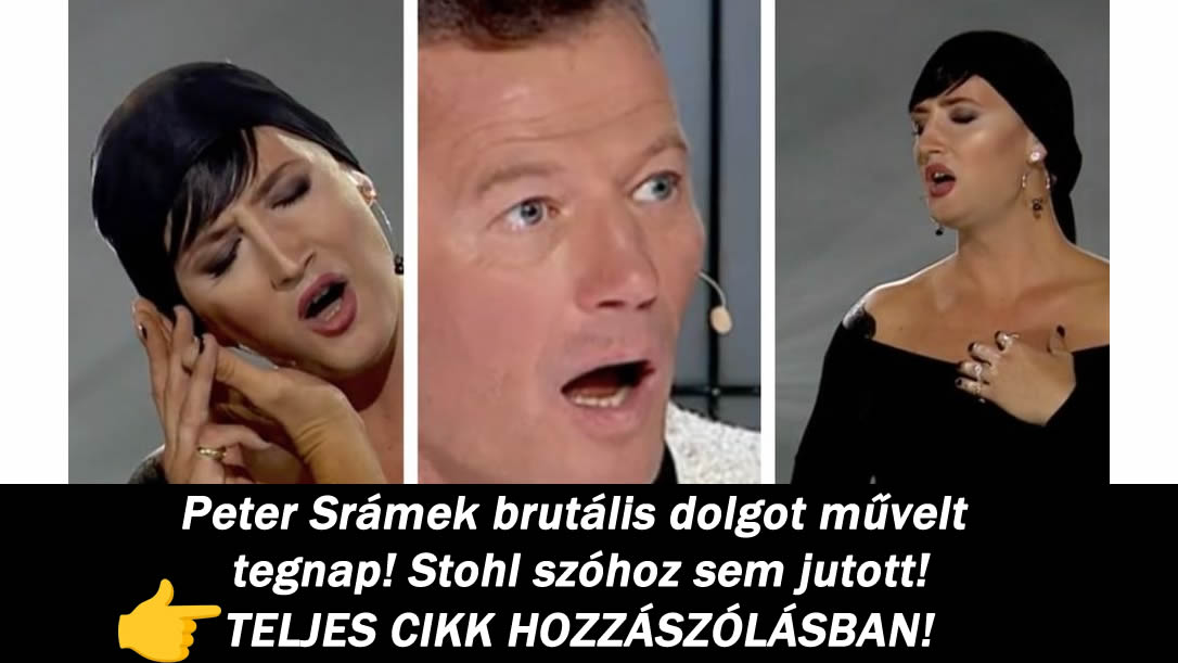 Peter Srámek brutális dolgot művelt tegnap! Stohl szóhoz sem jutott!