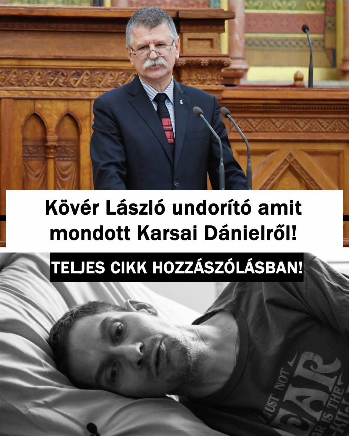 Kövér László undorító amit mondott Karsai Dánielről!