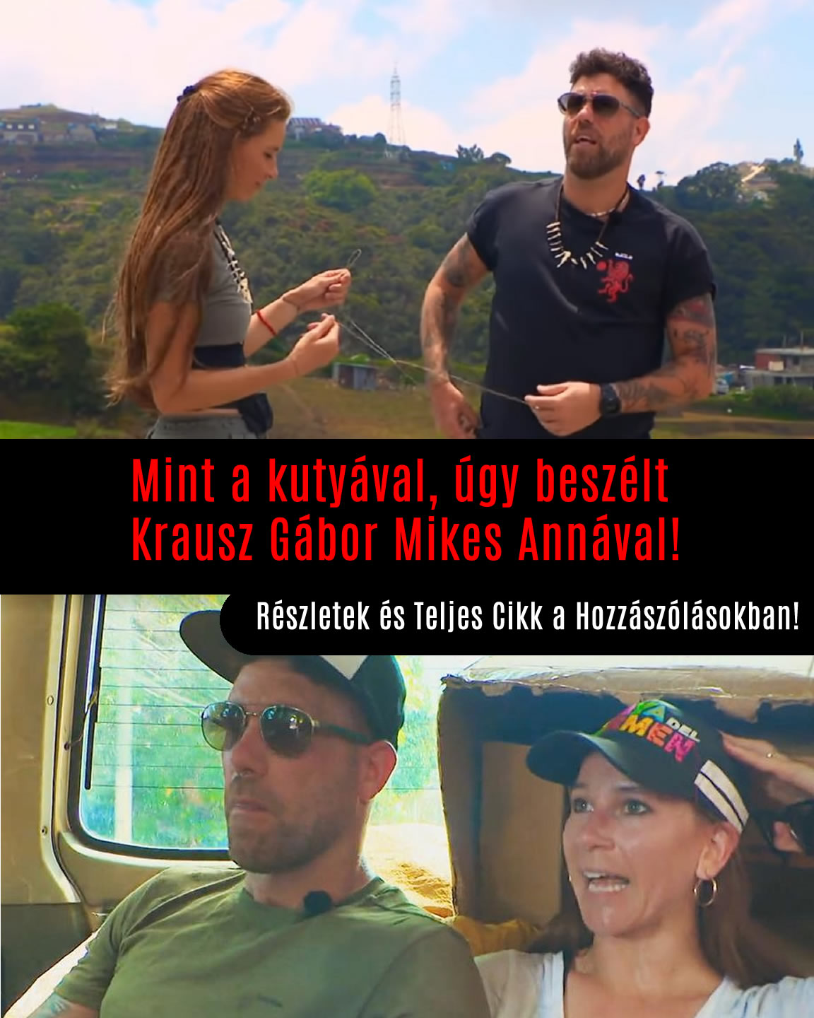 Mint a kutyával, úgy beszélt Krausz Gábor Mikes Annával!