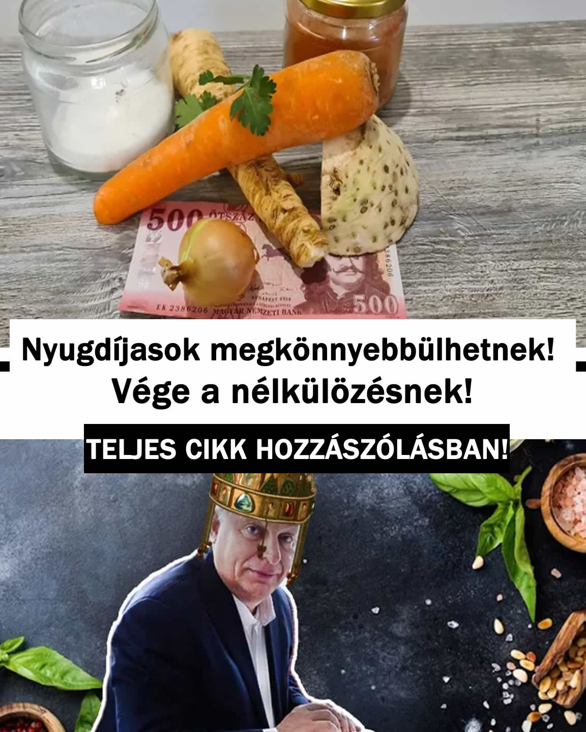 Nyugdíjasok megkönnyebbülhetnek! Vége a nélkülözésnek!