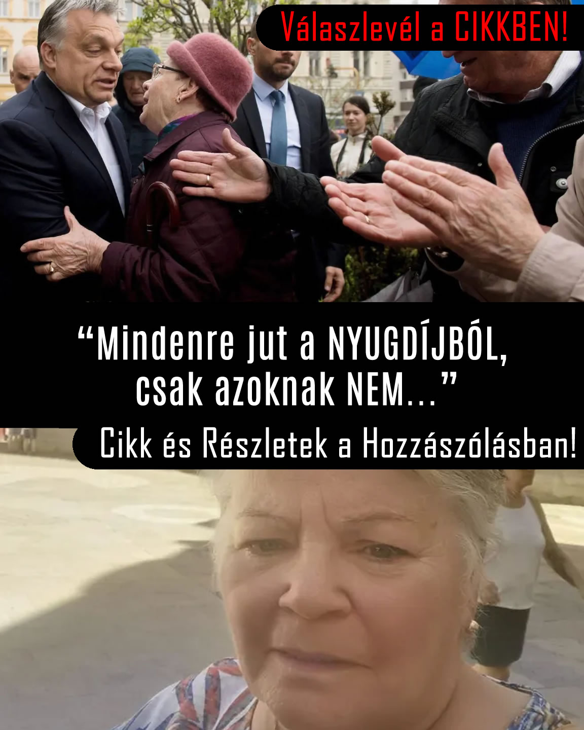 Mindenre jut a NYUGDÍJBÓL, csak azoknak NEM…