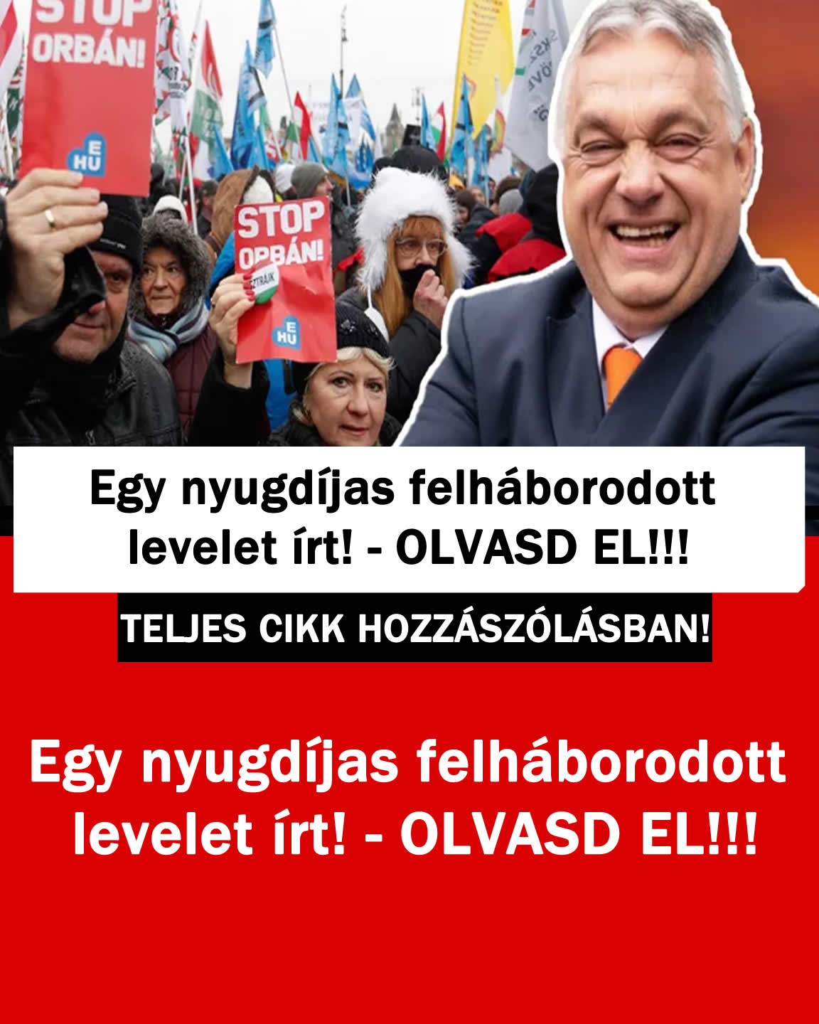 Egy nyugdíjas felháborodott levelet írt! – OLVASD EL!!!