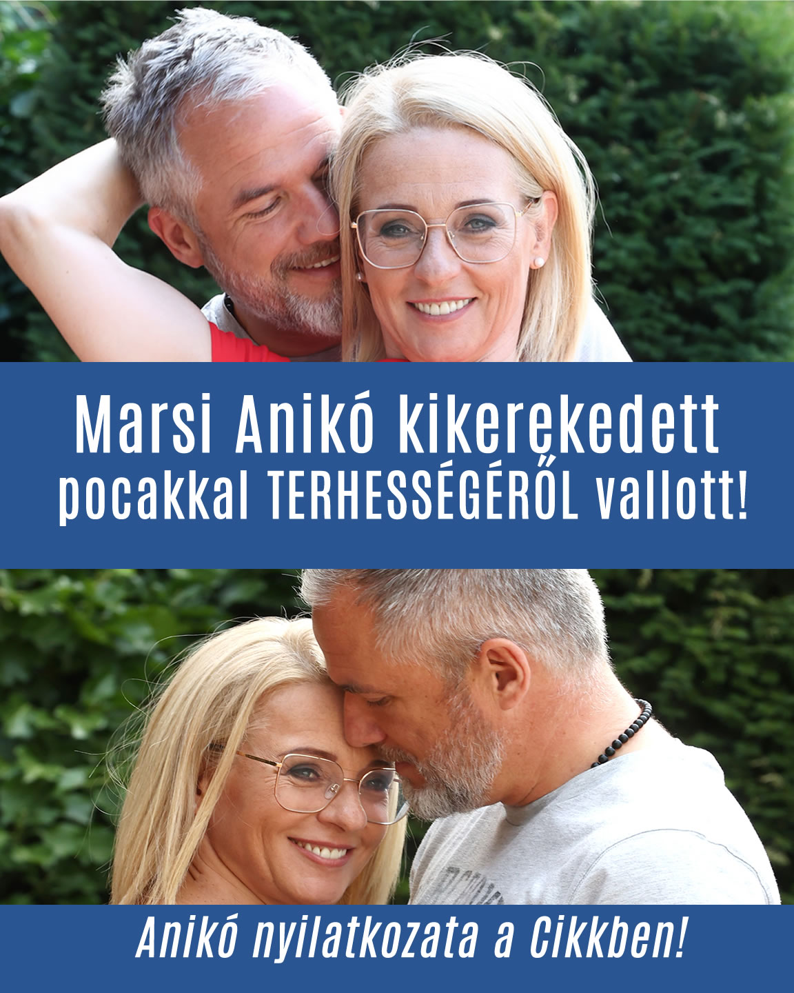 Marsi Anikó kikerekedett pocakkal TERHESSÉGÉRŐL vallott!