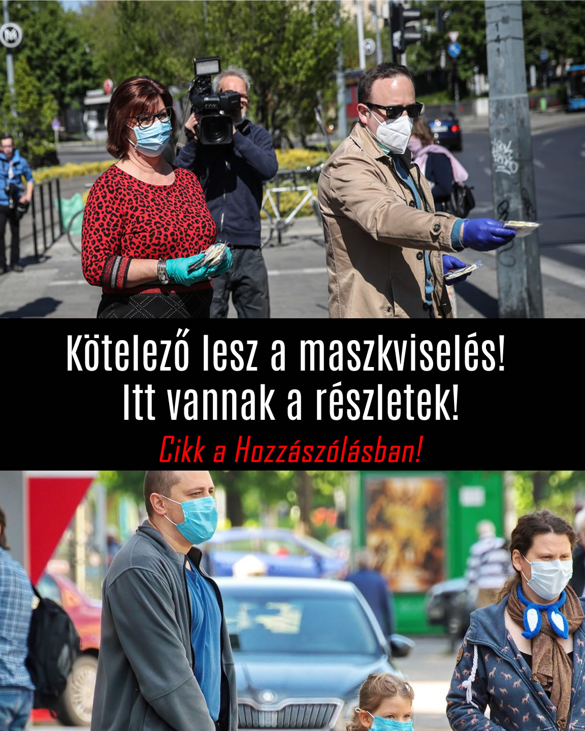 Kötelező lesz a maszkviselés! Itt vannak a részletek!