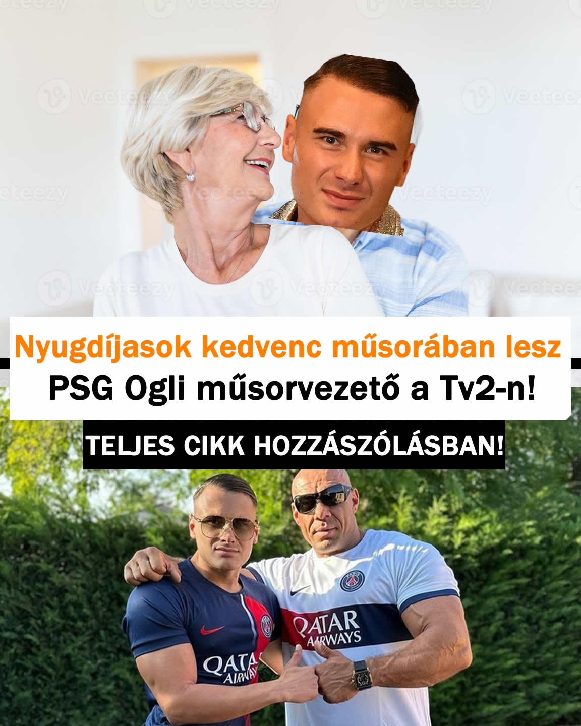 Nyugdíjasok kedvenc műsorában lesz PSG Ogli műsorvezető a Tv2-n!