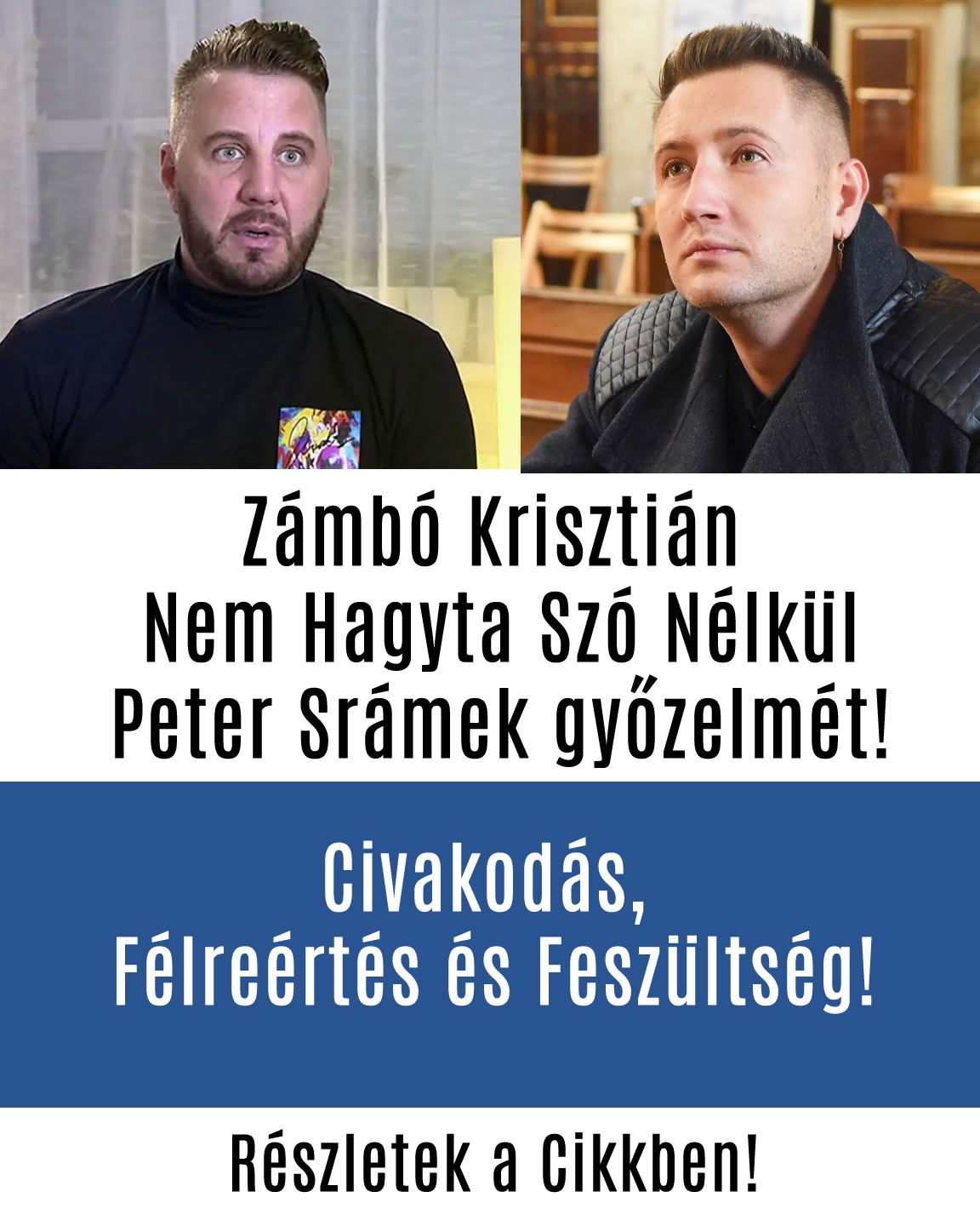 Zámbó Krisztián Nem Hagyta Szó Nélkül Peter Srámek győzelmét!