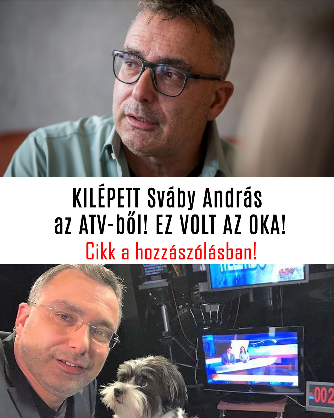 KILÉPETT Sváby András az ATV-ből! EZ VOLT AZ OKA!