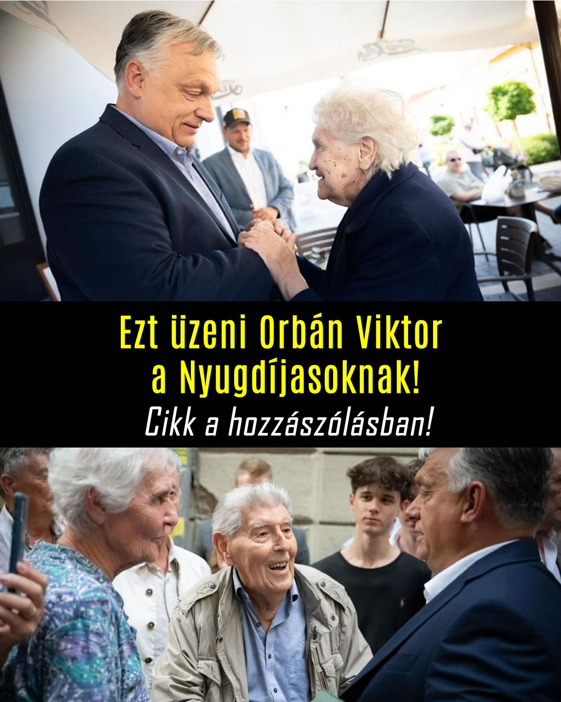 Ezt üzeni Orbán Viktor a Nyugdíjasoknak!