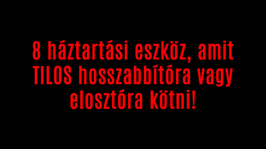 8 háztartási eszköz, amit TILOS hosszabbítóra vagy elosztóra kötni!