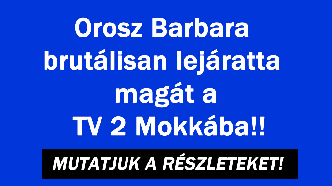 Barbara drámája a mokkába!
