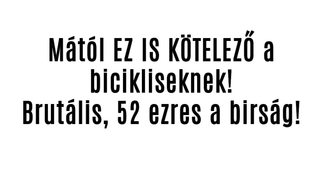 Mától EZ IS KÖTELEZŐ a bicikliseknek! Brutális a birság!