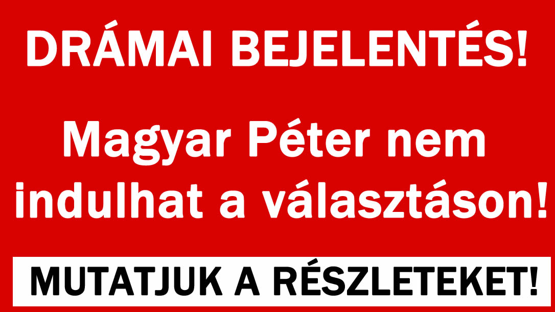 Most jött a drámai bejelentés!