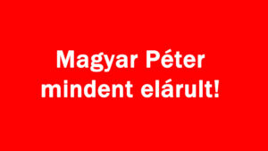 Magyar Péter mindent elárult!
