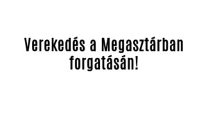 Verekedés a Megasztár forgatásán!