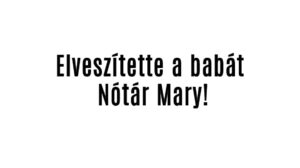 Elveszítette a babát Nótár Mary!