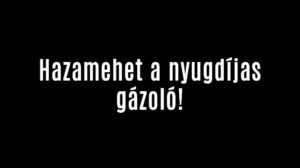 Hazamehet a nyugdíjas gázoló!