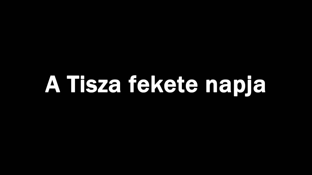 A Tisza fekete napja